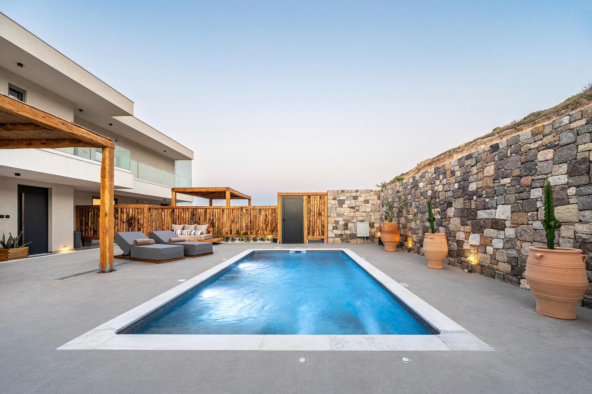 Ferienwohnung Mousonas Luxury Living Kámpos Exterior foto