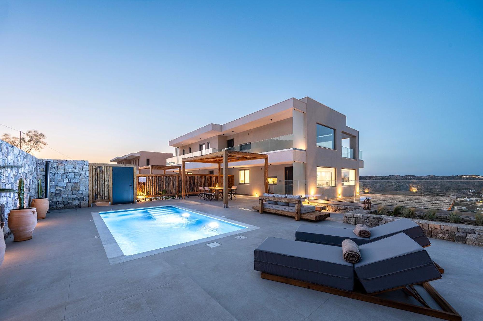Ferienwohnung Mousonas Luxury Living Kámpos Exterior foto